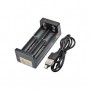 Chargeu double Accu 18650