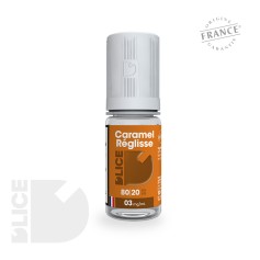 Caramel Réglisse - D'Lice - E-liquide gourmand et légèrement anisé