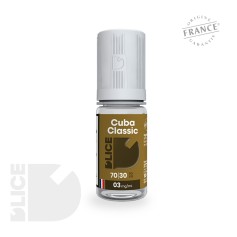 Cuba Classic - D'Lice - E-liquide tabac brun doux et épicé