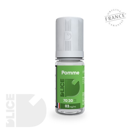 Pomme - E-liquide Saveur Fruitée Douce - D'lice