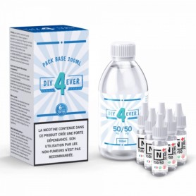 Pack Base DIY 200ml 6 mg – DIY4EVER 50/50