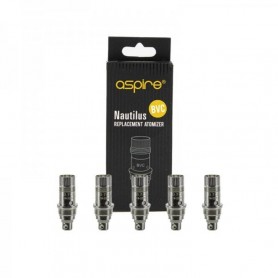 Résistances Aspire BVC Nautilus 0.4Ω & 0.7Ω Mesh – Pack de 5