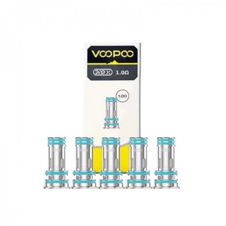 Résistances Voopoo PnP X 1.0Ω - Pack de 5 pour Drag X2 / Argus PnP X