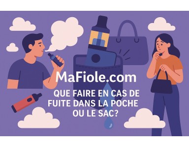 Que faire en cas de fuite dans la poche ou le sac ?