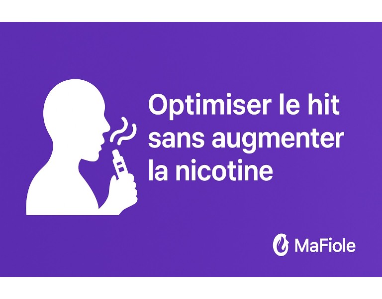 Le hit dépend-il du dosage en nicotine ou des arômes ?