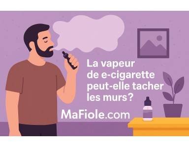 La vapeur de e-cigarette peut-elle tacher les murs ?