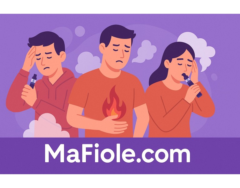 Pourquoi certains e-liquides provoquent des brûlures d’estomac ?