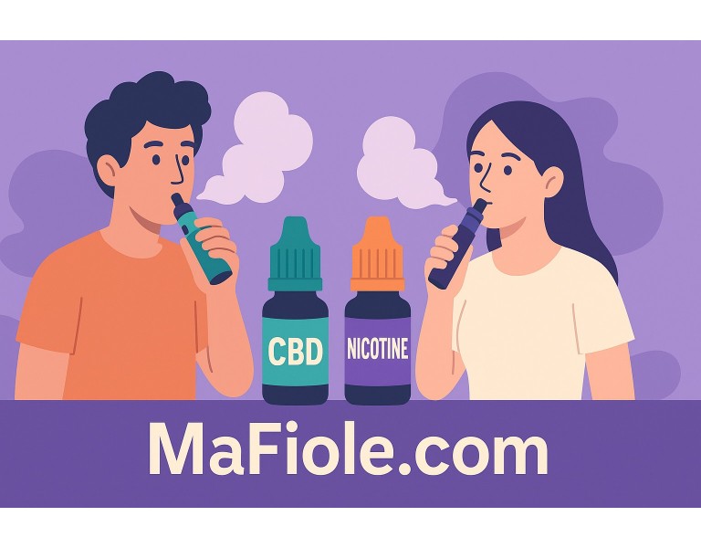 Peut-on utiliser un liquide CBD avec du sel de nicotine ?