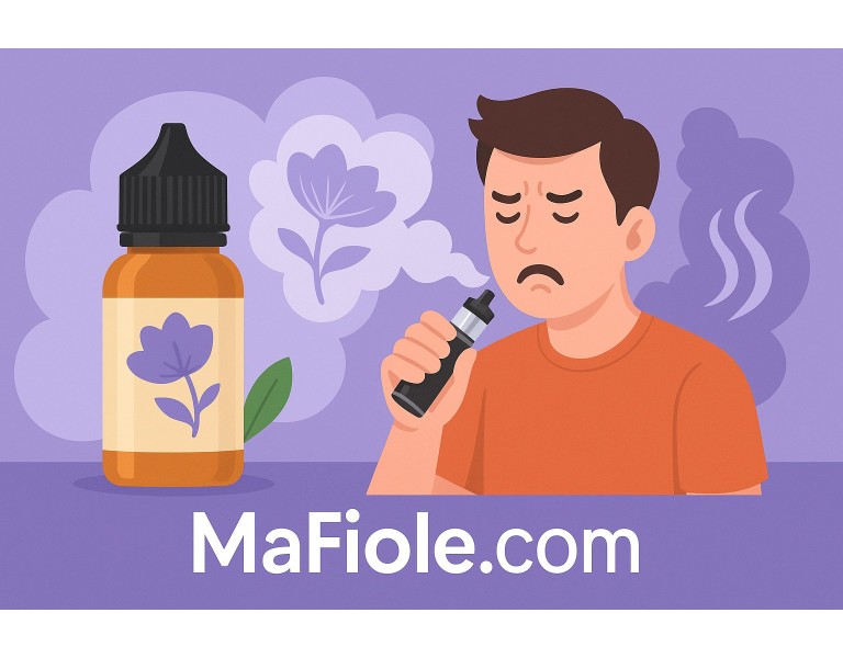 Pourquoi certains e-liquides provoquent un arrière-goût floral ?