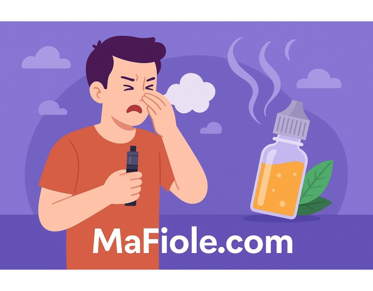 Pourquoi certains e-liquides piquent le nez à l’ouverture ?